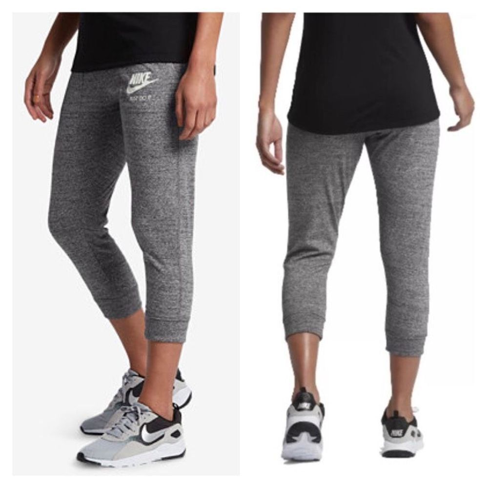 Nike Sportswear Gym Vintage Crop Joggers Size Medium